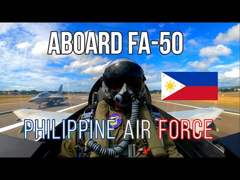 Aboard at the FA-50 Fighter Jets  Philippines