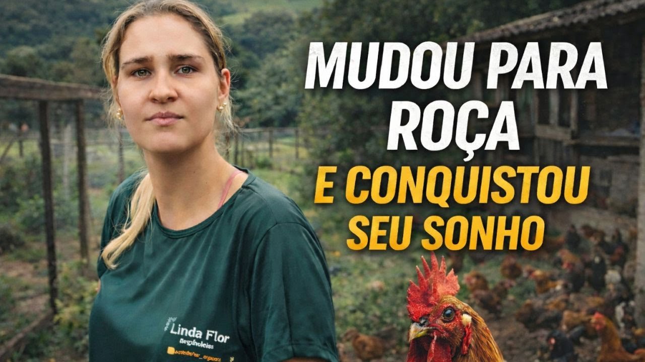 MUDOU de vida: montou GRANJA na roça e está LUCRANDO