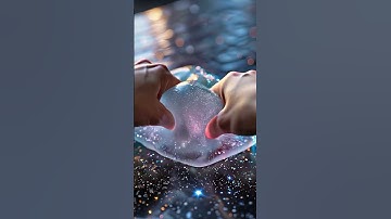 Squishing Galactic slime ASMR #satisfying #asmr #ai #aiart #asmrsounds