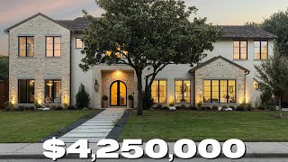 DALLAS REALTORS TOUR A $4.2M TRANSITIONAL HOME | Is this the Coolest House in Dallas?