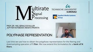 Multirate Signal Processing with Python: 12 Polyphase Representation