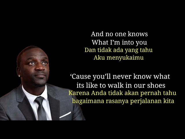 Be With You - Akon (lirik lagu dan terjemahan) ~ And no one know why i'm into you. viral class=