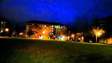 Erle-Copter fly with ubleds at night