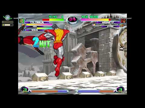 MvC2: VDO - Colossus Bait into Rogue Kiss Giant Swing FSD to PD 8 Piece 80% Combo .:10.11.25:.