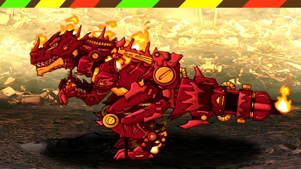 robot infinity fire tyrannosaurus dino robot