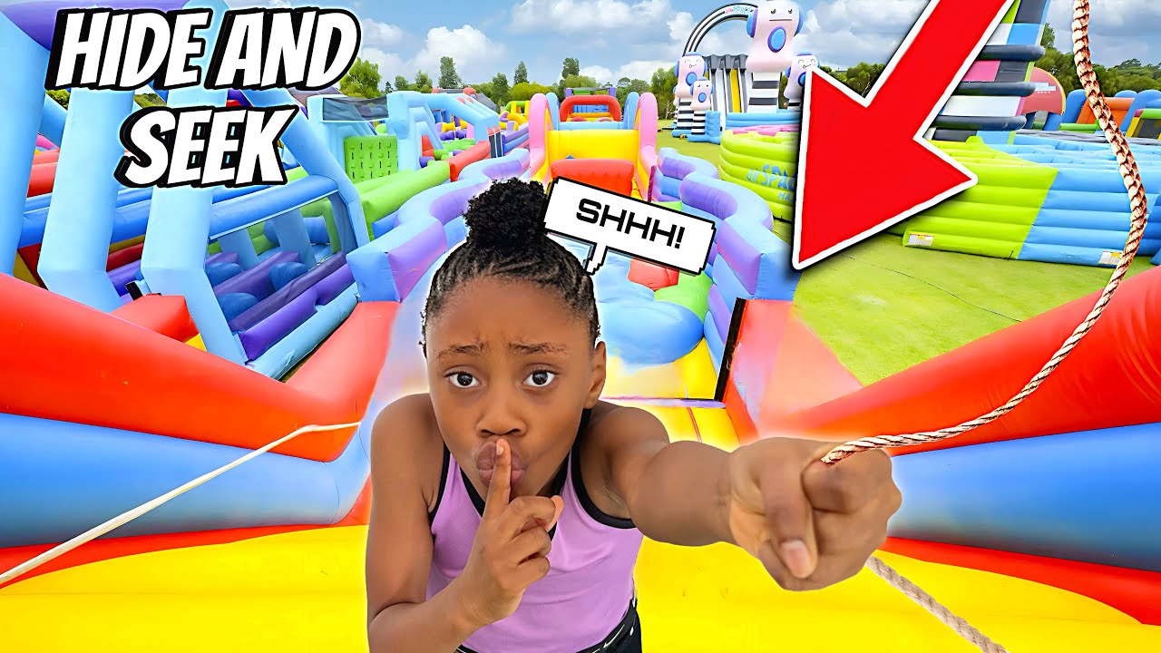 Extreme Hide & Seek in World's Enormous Bounce House