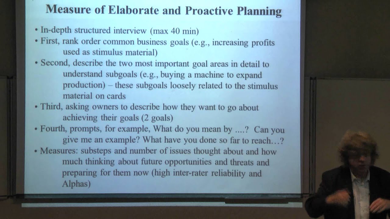 Michael Frese Toward A Psychology Of Entrepreneurship An Action