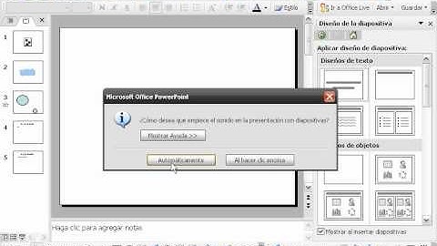 como poner musica al power point