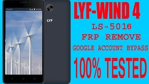 LYF WIND LS-5016 FRP UNLOCK, FRP UNLOCK | Google Lock Bypass | Without otg without any Box |🔒🔒🔍