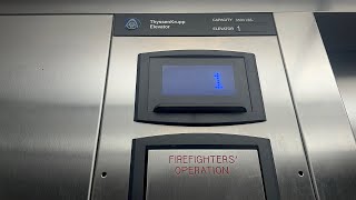 ThyssenKrupp Endura MRL Hydraulic Elevator | Wine Bar George | Disney Springs | Lake Buena Vista, FL