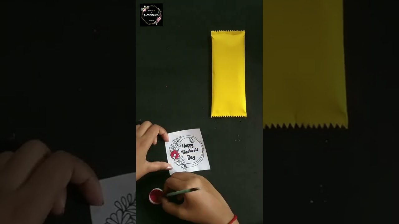 Happy Teachers Day 🙏❤ Easy Chocolate wrapping ideas for teachers day 