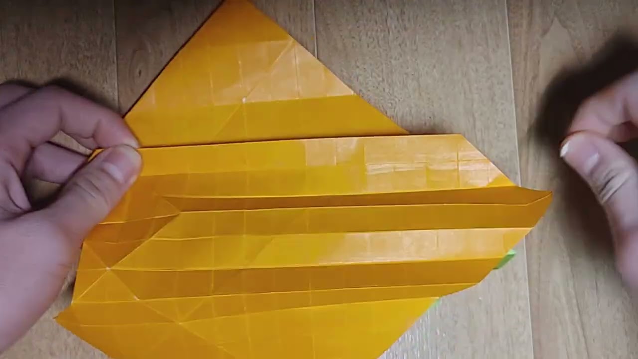 折り紙1枚でピロラプトルを折りたいっぽい종이접기 피로랍토르 접는 법 origami pyroraptor tutorial by km