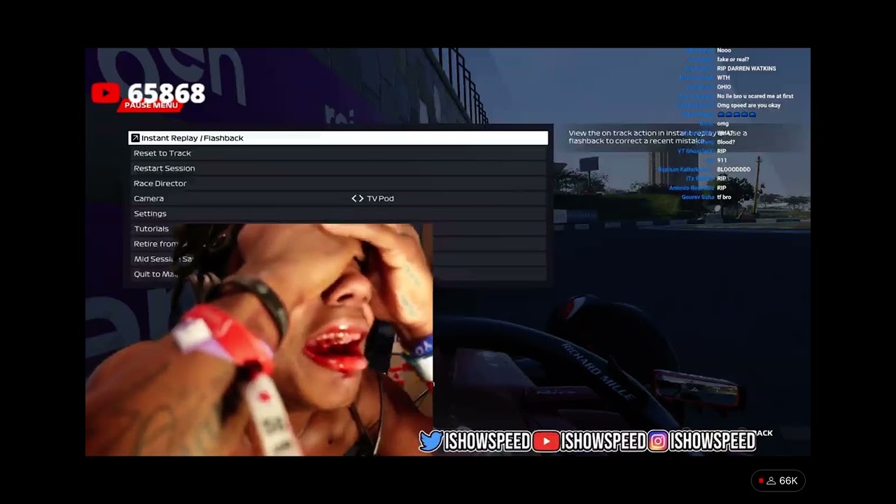 IShowSpeed Bleeds In Live YouTube IShowSpeed Bleeds In Live YouTube