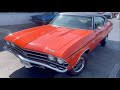 1969 chevrolet chevelle numbers matching ss 396 walk around