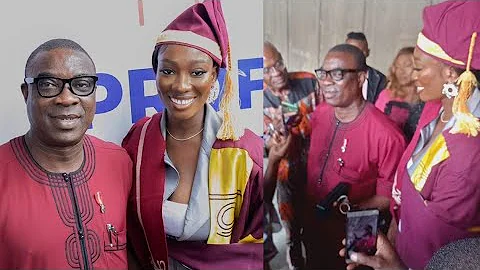 LOVELY MOMENT K1 DE ULTIMATE CELEBRATES DAUGHTER DAMI MARSHAL AS SHE GRADUATE WITH LLM DEGREE IN LAW