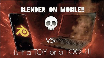 Blender for android (v0.0.4) Tried to Kill My Phone –INTENSIVE TEST: Cycles, EEVEE, Simulation & FPS