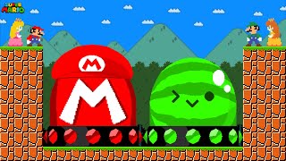 Can Team Mario and Luigi Press Ultimate Mario and Watermelon (SUIKA) Switch?