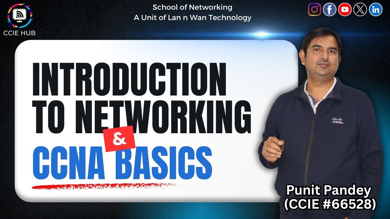 CCNA Course Day 1 | Introduction to Networking & CCNA Basics | CCIE HUB
