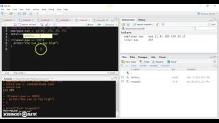 34. R Programming - If Statement