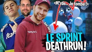 Sprint Deathrun entre la Team Croûton sur Fortnite Créatif !