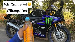 R15M monster 2023 edition mileage test video | Mileage test|Saurabh vlogs | Lucknow