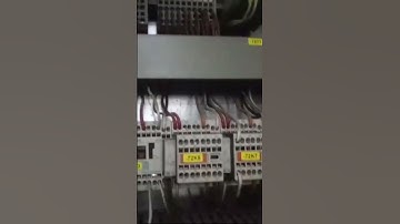 Control panel PLC wiring GE #plc_programming #automation #controller #relay #plc
