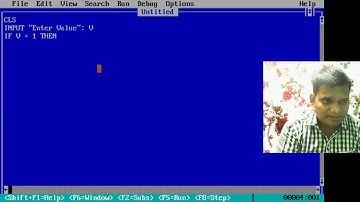 Qbasic Programming in Hindi  If Statement IN QBASIC PART 8