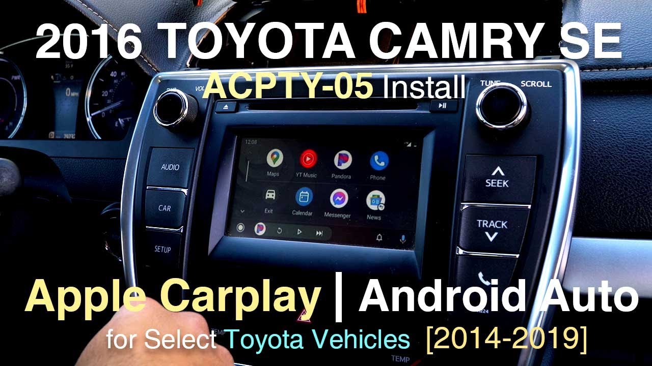 How to install Carplay/ Android Auto for 2014-2019 Toyota Vehicles