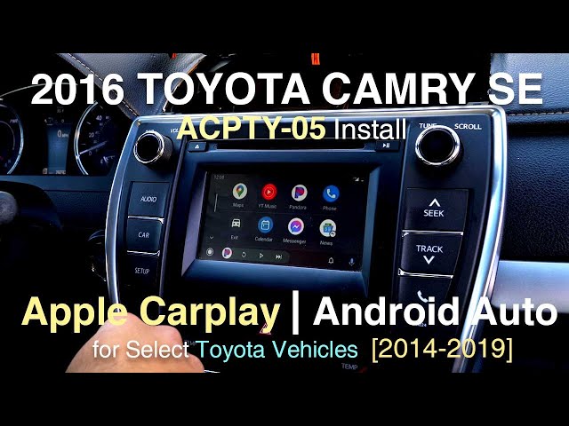 トヨタ（2014〜2019年）向けのCarPlay/Android Auto How to install Carplay/ Android Auto for 2014-2019 Toyota Vehicles