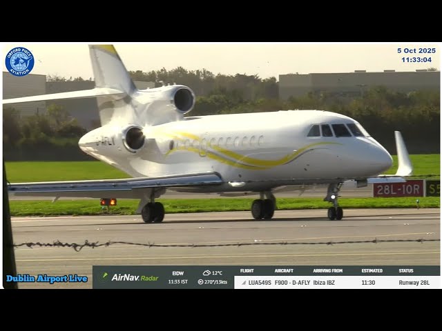 A Breezy Dublin Airport Live (EIDW/DUB) -  Sunday 5th October 2025, 09:00