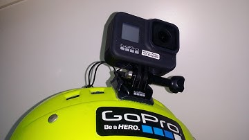 How to mount a safety line tether leash on the GoPro Hero 8