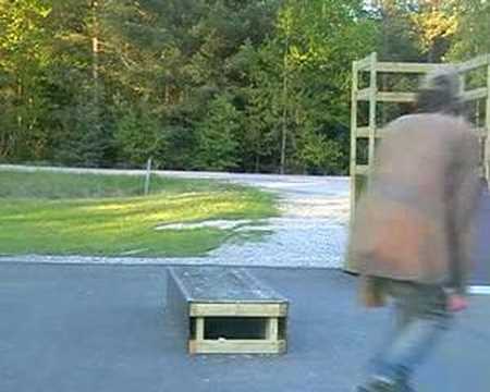 Fs lipslide to fs boardslide on a curb