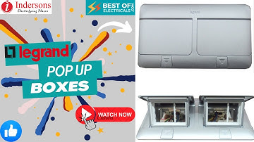 Legrand Pop up Boxes✅