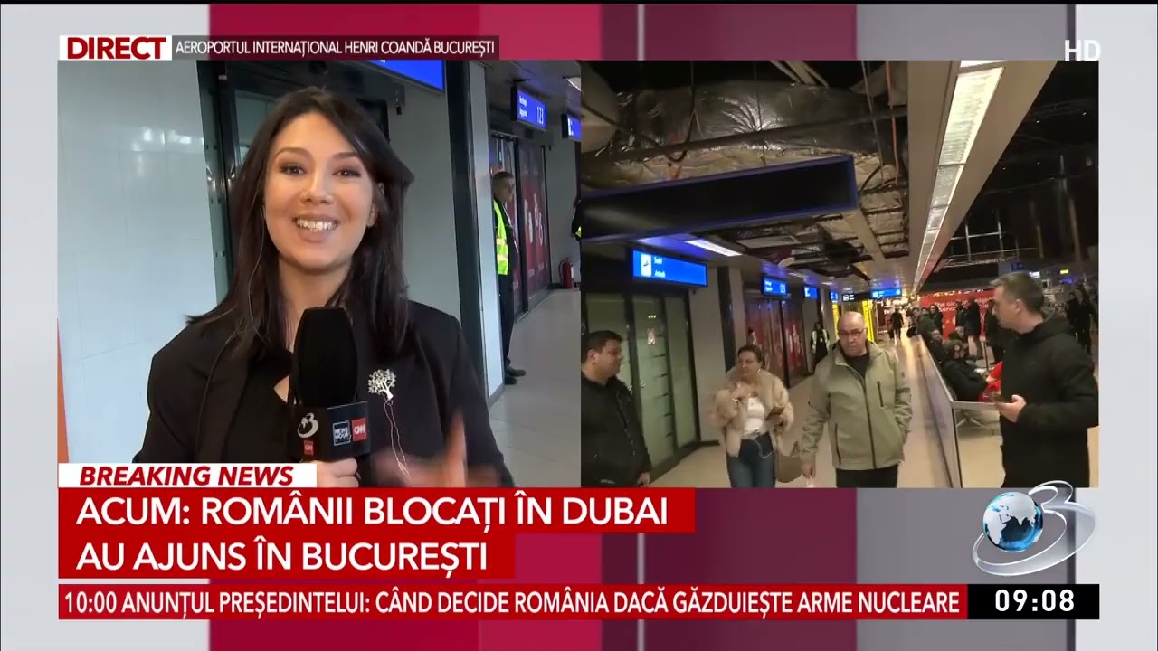 Al doilea avion cu românii blocați în Dubai a aterizat