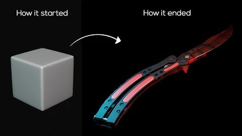 Butterfly Knife Modelling - TIMELASE