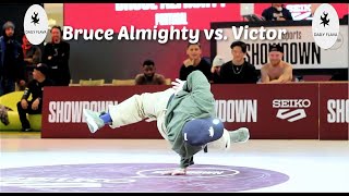 Bruce Almighty vs. Bboy Victor. Victor wins battler of the night prize! Five Sports Showdown