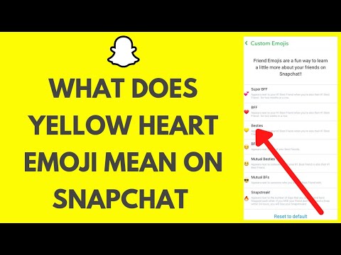 Yellow Heart Emoji: Yellow Heart On Snapchat