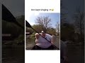 He really committed to the song until the very end! 😂🎵#funny