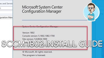 Technical Preview 1802 for System Center Configuration Manager Installation Guide!