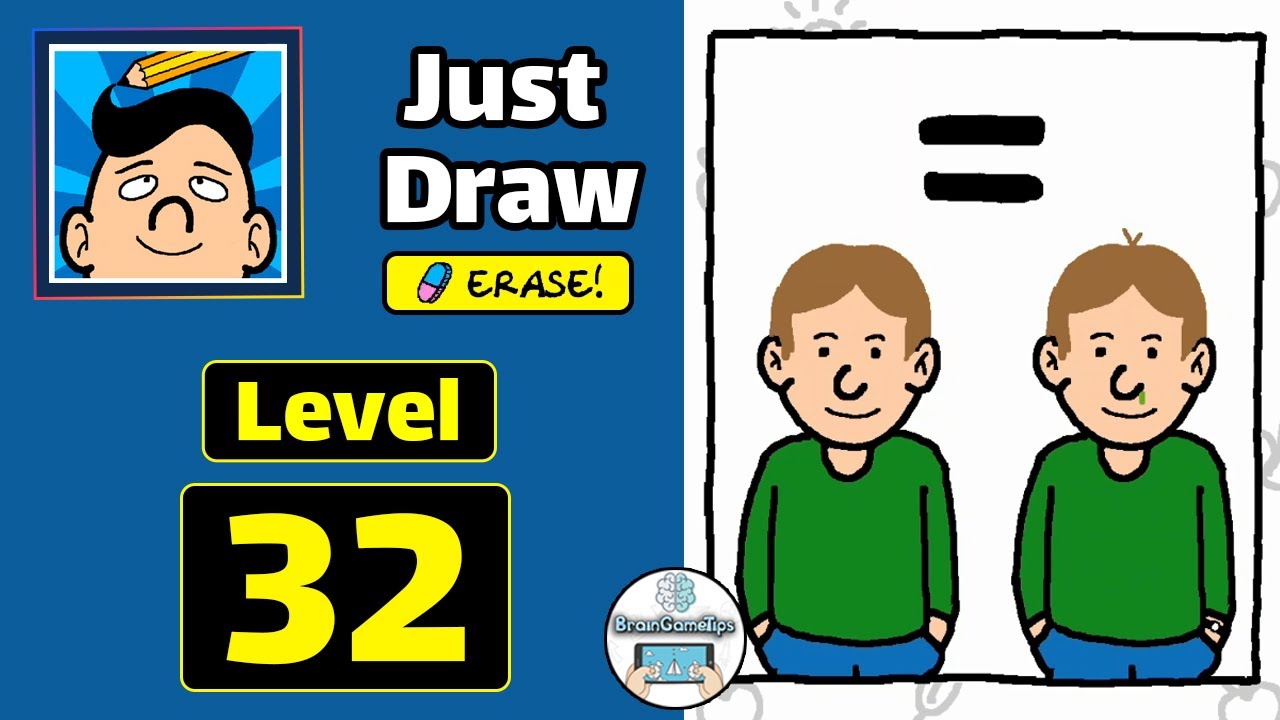 Just Draw - Erase Level 32 Answer