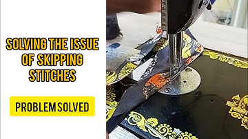 How To Fix the ISSUE of SKIPPING STITCHES on your manual sewing machine