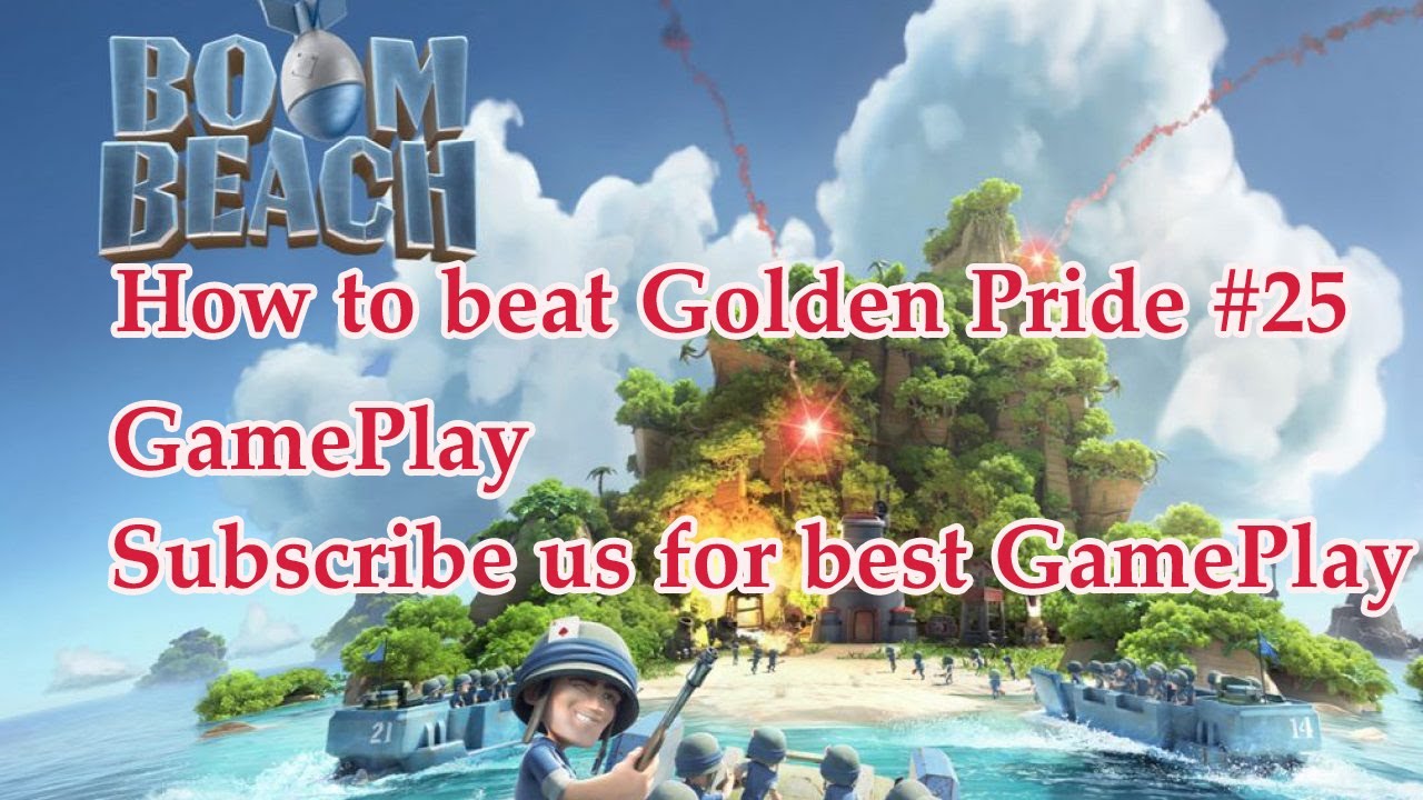 How to beat Golden Pride Level 25 Boom Beach