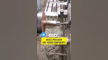 CNC BRASS PRECISION TURNED COMPONENTS I BRASS PRODUCTS I CNC PARTS #cnc #vmc #cncmachine #shorts