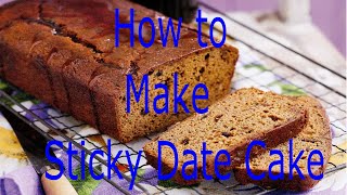 How To Make Sticky Date Cake/Athurupasa