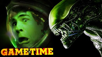 STUPID SCARY ALIENS - ALIEN: ISOLATION (Gametime w/ Smosh Games)