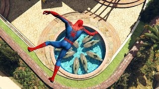 GTA 5 Funny Spiderman ragdolls ep.1