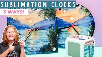 Sublimation Clocks: 3 Options for Gift Giving