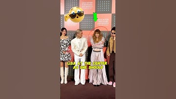 LISA IN THE CENTER . THE MAIN EVENT🤭🔥 #lisa #gongyoo #junjihyun