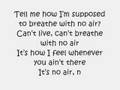 No air  lyrics