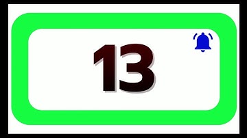 13 Seconds Countdown Timer With Sound Effect COLOR 4K   HD   1080